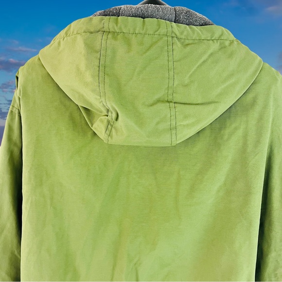 Cabelas Hooded & Stained Green Dad Jacket L - Picture 8 of 14